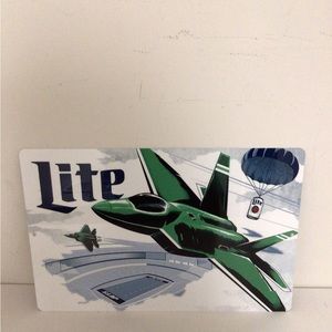New York Jets Miller Lite NFL metal tin sign mancave display sign